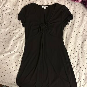 Black, dress, brand BP